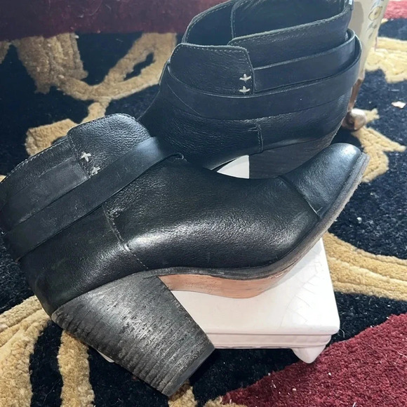 Rag & Bone Women’s Black Leather Ankle Booties, Boots Shoes Size 7 - Picture 9 of 13